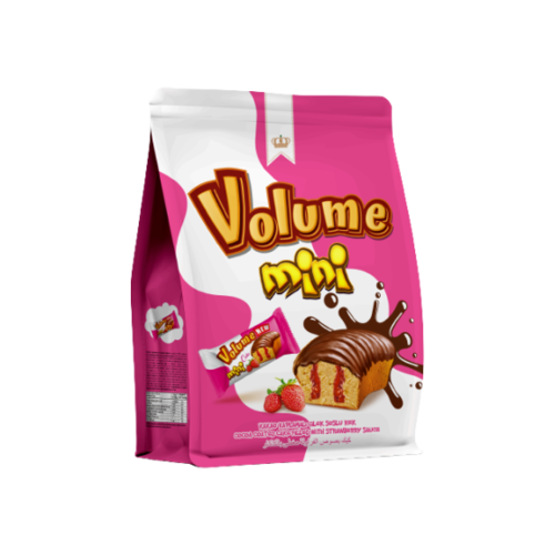 Alyan Volume Mini Kakao Kaplamalı Çilek Soslu Kek 160g